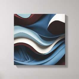 Zeitgenössische Kurven Leinwanddruck