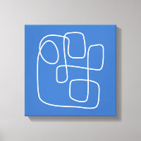 Zeitgenössische Minimalistische Linien Kunst Zeich