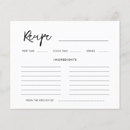 Zeitgenössische moderne Brautparty-Rezeptur