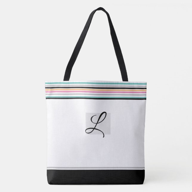 Zeitgenössische moderne Mit Monogramm Tasche Strip (Vorderseite)