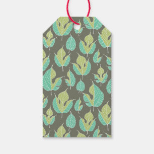 Zeitgenössische Mulberry-Blätter - Gift-Tags Geschenkanhänger