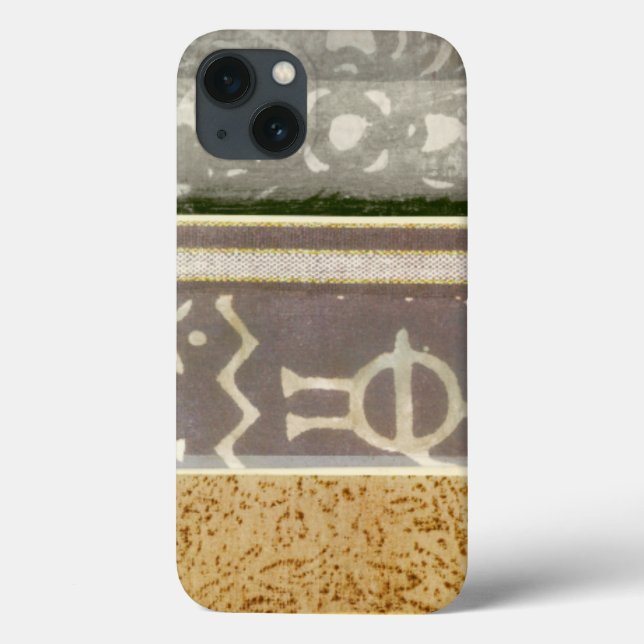 Zeitgenössische Mustermalerei Case-Mate iPhone Hülle (Rückseite)