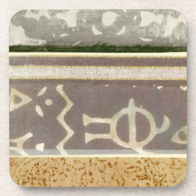 Zeitgenössische Mustermalerei Getränkeuntersetzer (Vorderseite)