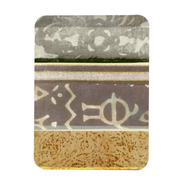 Zeitgenössische Mustermalerei Magnet (Vertikal)