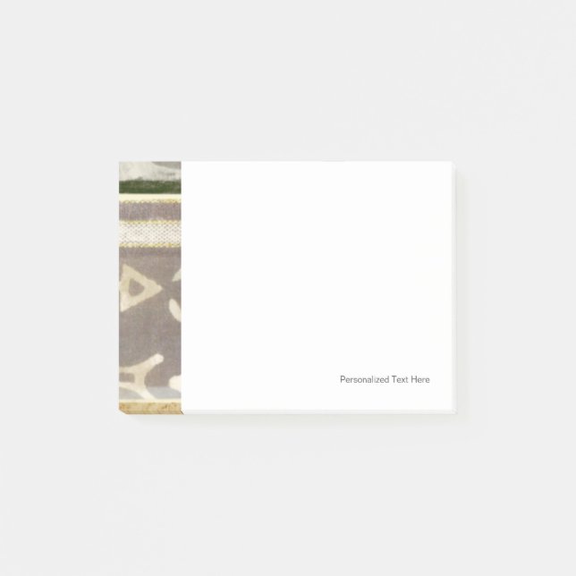 Zeitgenössische Mustermalerei Post-it Klebezettel (Vorderseite)