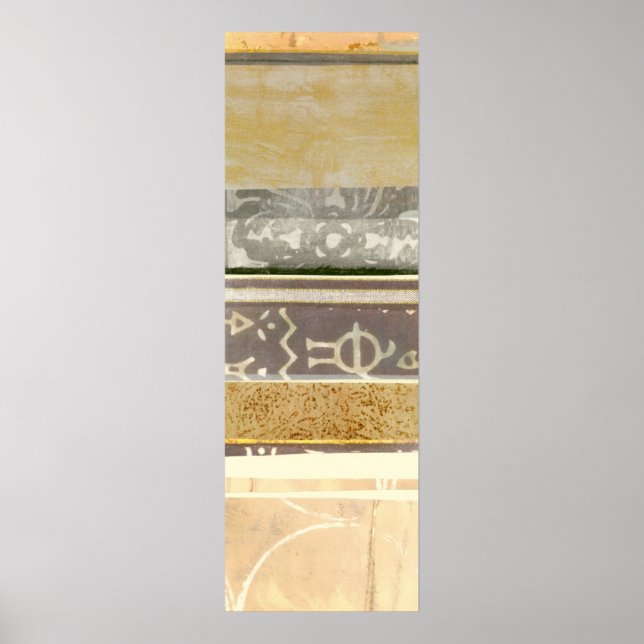 Zeitgenössische Mustermalerei Poster (Vorne)