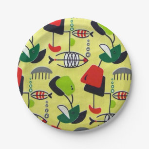 Zeitgenössische Papiertafel aus dem Mittelalter Pappteller