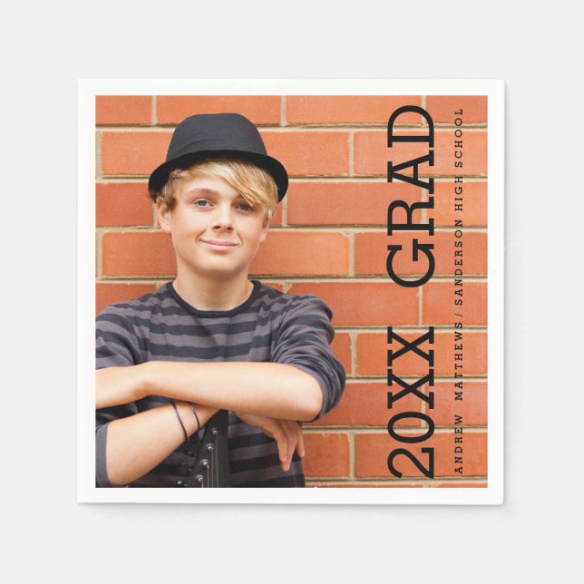 Zeitgenössische Partei für den Hochschulabschluss  Serviette (Vorderseite)