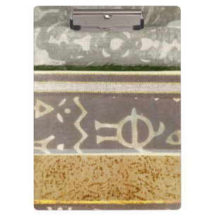 Zeitgenössische Stammes- Muster-Malerei Klemmbrett