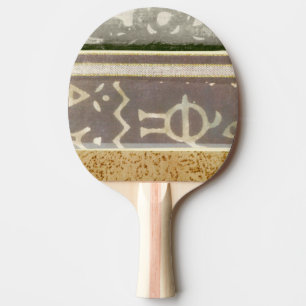 Zeitgenössische Stammes- Muster-Malerei Tischtennis Schläger