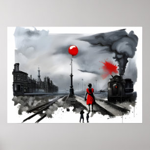 Zeitgenössische urbane Kunst Poster