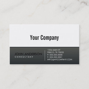 Zeitgenössische Visitenkarte