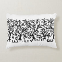 Zeitgenössischer Abstrakter Joshua-Baum in Schwarz