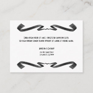 Zeitgenössischer Begleitkarte