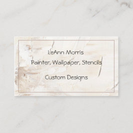 Zeitgenössischer, Minimalistischer texturierter Hi Visitenkarte