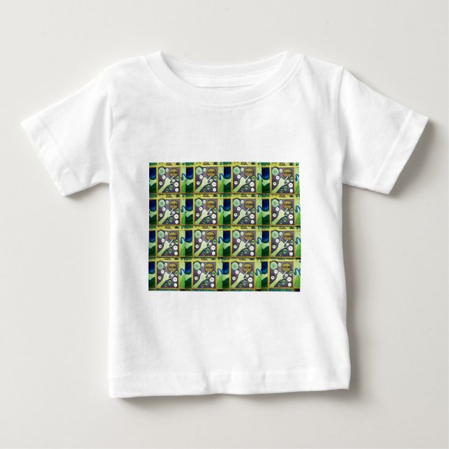 Zeitgenössischer Spaß Mosaikkunst Print - Eine spi Baby T-shirt (Vorderseite)