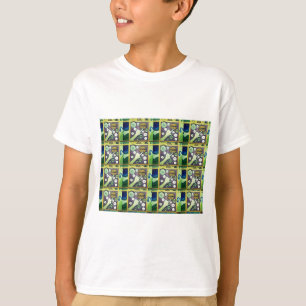 Zeitgenössischer Spaß Mosaikkunst Print - Eine spi T-Shirt