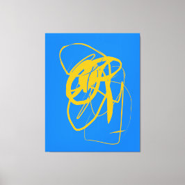 Zeitgenössischer Tanz Stretched Canvas Print Leinwanddruck