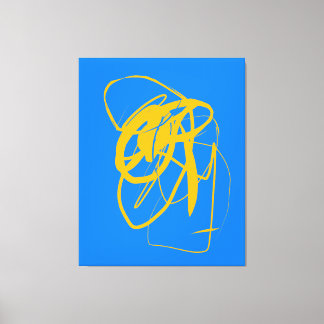 Zeitgenössischer Tanz Stretched Canvas Print Leinwanddruck