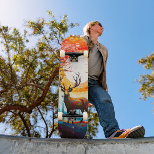 Zeitgenössischer Wald Skateboard