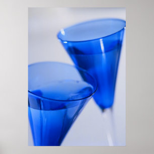 Zeitgenössischer Wein Gläser Poster Druck