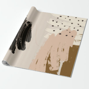 Zeitgenössisches abstraktes Kunstwerk, dekoratives Geschenkpapier