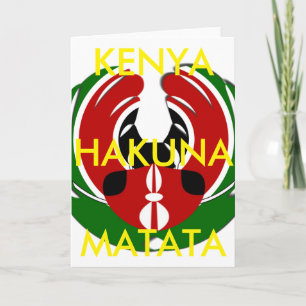 Zeitgenössisches Design Edgy Kenyan Flag Muster Ar Karte