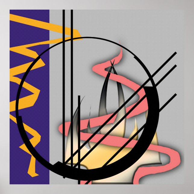 Zeitgenössisches Impact Poster (Vorne)