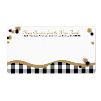 Zeitgenössisches Kariertes Whimsy-Large-Mailing-La
