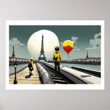 Zeitgenössisches urbanes Kunstplakat