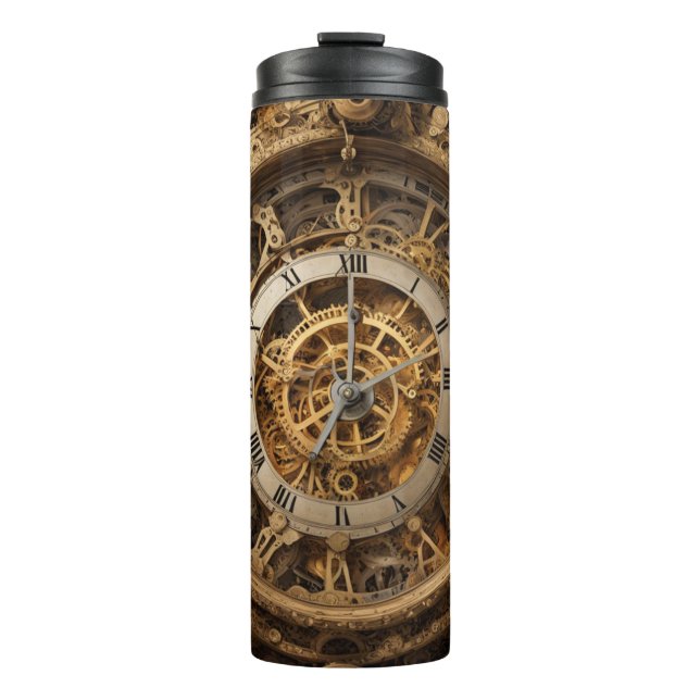 Zeithalter in verzierter Ausführung Thermosbecher (Vorderseite)
