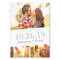 Zeitlos 3-Foto Save the Date