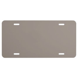 Zeitlos - Beige-Grau-Lizenzplatte US Nummernschild