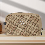 zeitlos beigefarbene Mustermonogramm kariert Waschbeutel<br><div class="desc">Entdecken Sie die zeitlose Eleganz des Vintagen Beige Pattern Monogram Kariert Dopp Kit Bags, das von PixiaDesigns entworfen wurde, wo klassischer Charme mit modernem Brauchtum zusammentrifft. Dieses exquisite Dopp-Kit mit einem ausgeklügelten karierten Muster in ruhigen Beige-Tönen wird durch ein personalisiertes Monogramm in einem eleganten Schriftart betont, was es zu einem...</div>