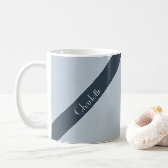 Zeitlos - Blue Mist Custom-Mug Kaffeetasse (Mit Donut)