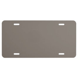 Zeitlos - braunes Beige-Lizenzschild US Nummernschild