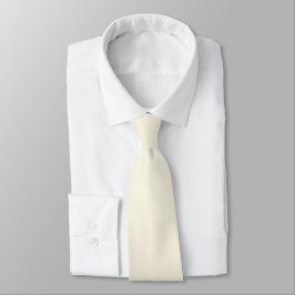 Zeitlos - Cream White Neck Tie Krawatte