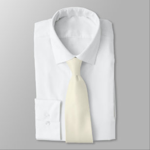 Zeitlos - Cream White Neck Tie Krawatte