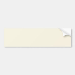 Zeitlos - Cremeweißer Autoaufkleber