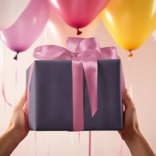 Zeitlos - dunkles Mystic Gray Wrapping Paper Geschenkpapier