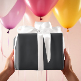 Zeitlos - dunkles Schiefergraupapier Geschenkpapier