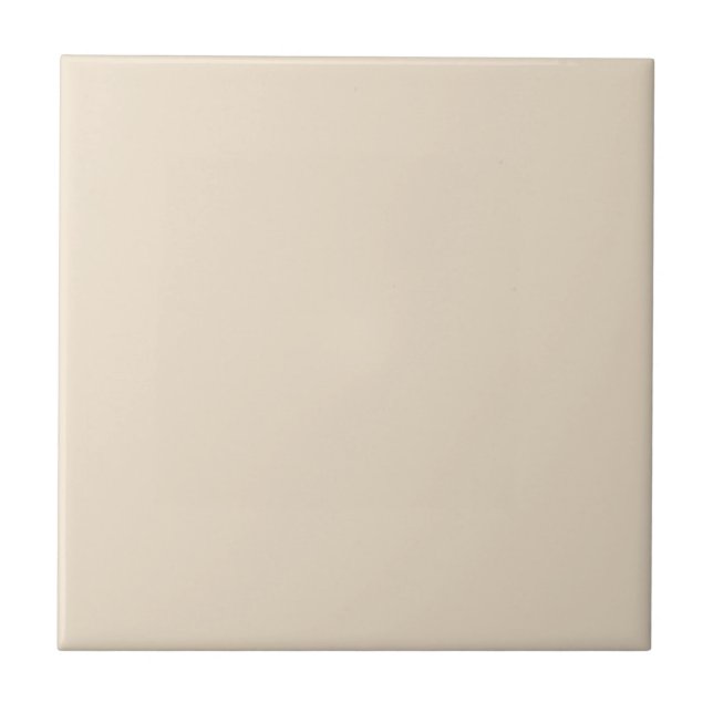 Zeitlos - Elegante Cream Keramik Tile Fliese (Vorderseite)