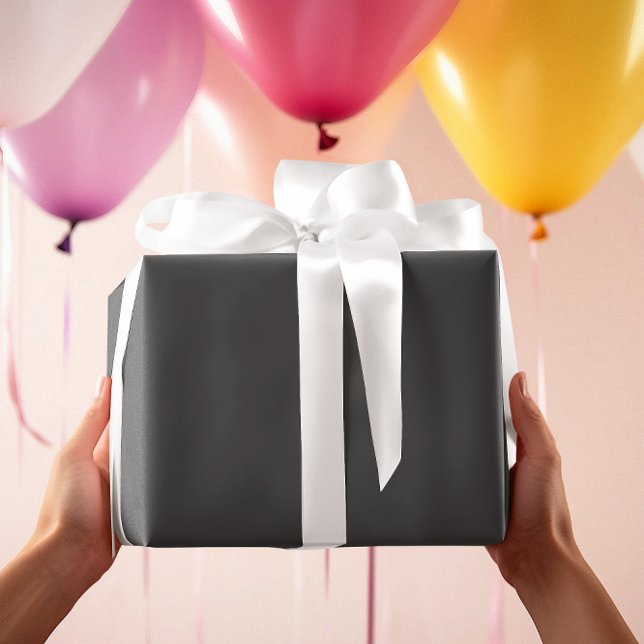 Zeitlos - Elegantes graues Wrapping Paper Geschenkpapier (Von Creator hochgeladen)