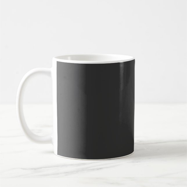 Zeitlos - Graue schwarze Tasse (Links)