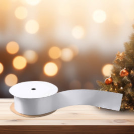 Zeitlos - Moonlit Gray Satin Ribbon Satinband