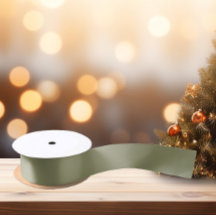 Zeitlos - Olive Satin Ribbon
