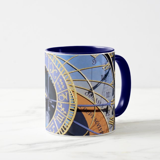 Zeitlos Prag Astronomische Uhr / Tschechien Tasse (VorderseiteRechts)