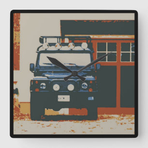 ZEITLOS QUADRATISCHE WANDUHR