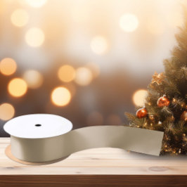 Zeitlos - Sand Beige Satin Ribbon Satinband