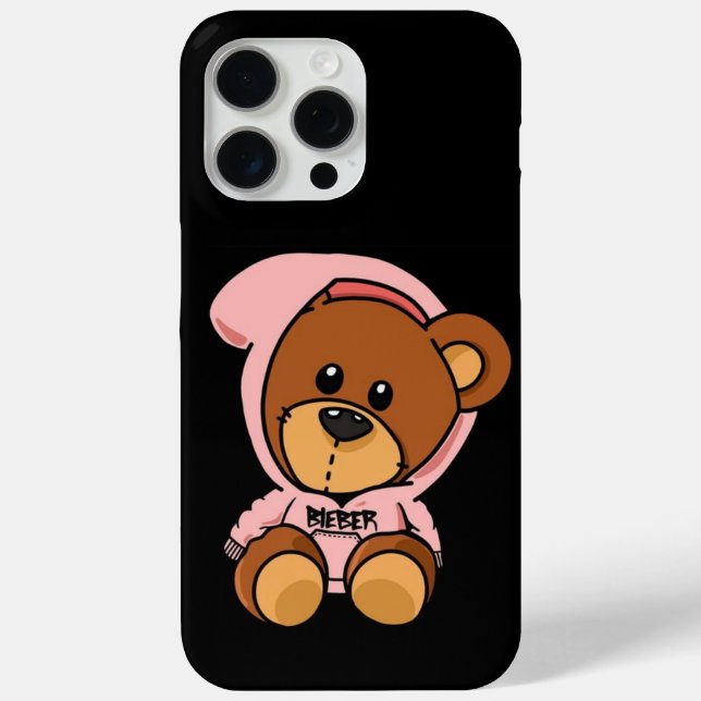 "Zeitlos Schwarz: Minimalistische Telefonfälle für Case-Mate iPhone Hülle (Rückseite)